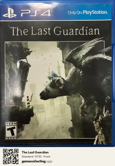 The Last Guardian PlayStation 4, NTSC box front