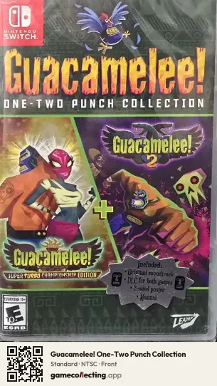 Guacamelee! One-Two Punch Collection Nintendo Switch, NTSC box front