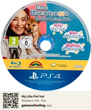 My Life: Pet Vet PlayStation 4, PAL disc