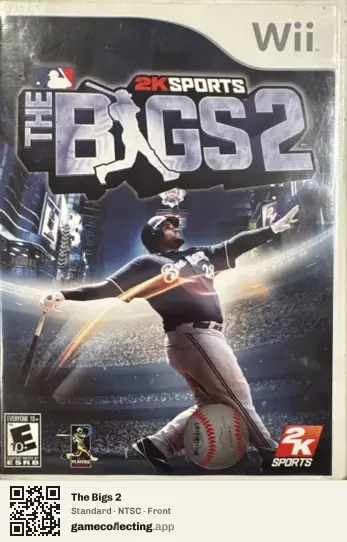 The Bigs 2 Nintendo Wii, NTSC box front
