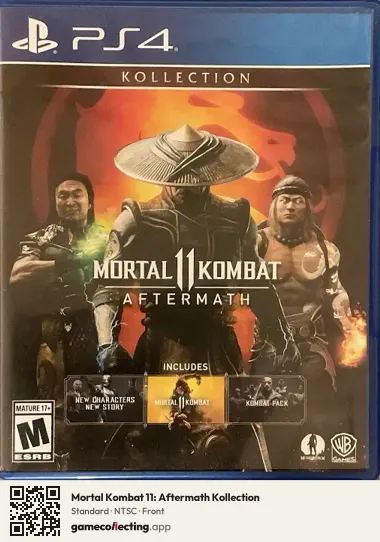 Mortal Kombat 11: Aftermath Kollection PlayStation 4, NTSC box front