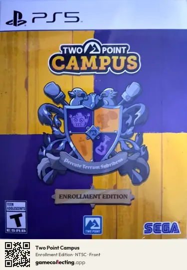 Two Point Campus PlayStation 5, NTSC box front