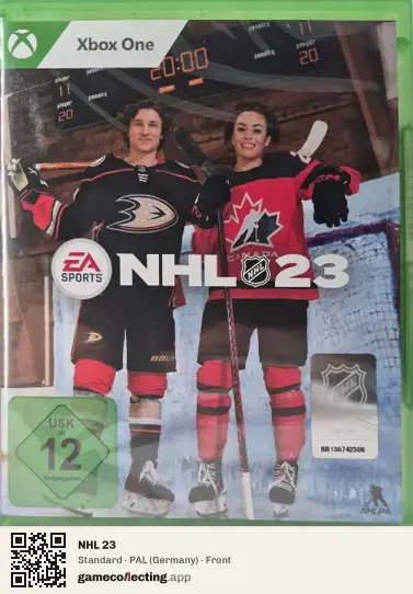 NHL 23 Xbox One, Germany box front