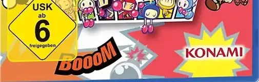 Super Bomberman R, the USK square on its front