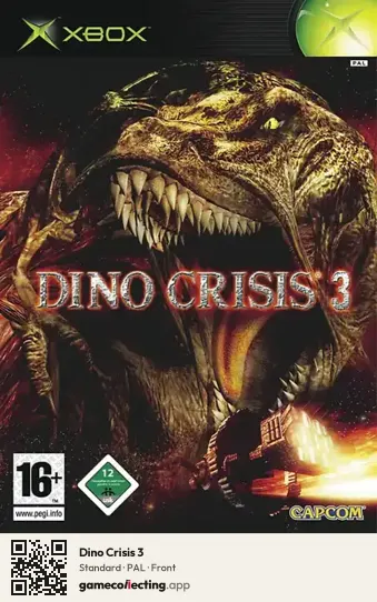 Dino Crisis 3 Xbox, PAL box front