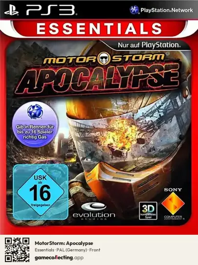 MotorStorm: Apocalypse PlayStation 3, Germany box front