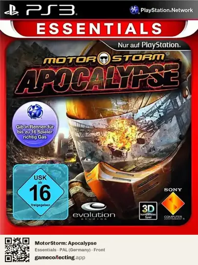 MotorStorm: Apocalypse PlayStation 3, Germany box front