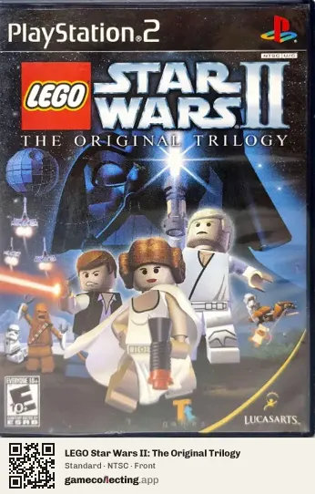 LEGO Star Wars II: The Original Trilogy PlayStation 2, NTSC box front