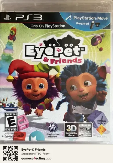 EyePet & Friends PlayStation 3, NTSC box front