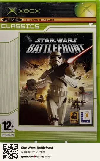 Star Wars: Battlefront Xbox, PAL box front
