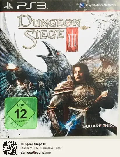 Dungeon Siege III PlayStation 3, Germany box front