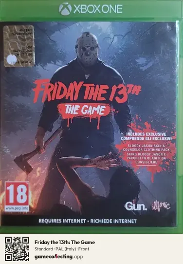 Friday the 13th: The Game Xbox One, Italy box front