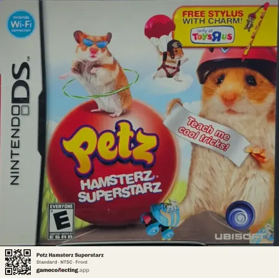 Petz Hamsterz Superstarz Nintendo DS, NTSC box front