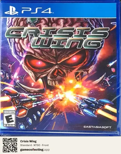 Crisis Wing PlayStation 4, NTSC box front