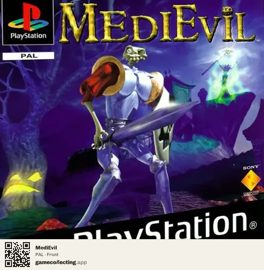 MediEvil PlayStation, PAL box front
