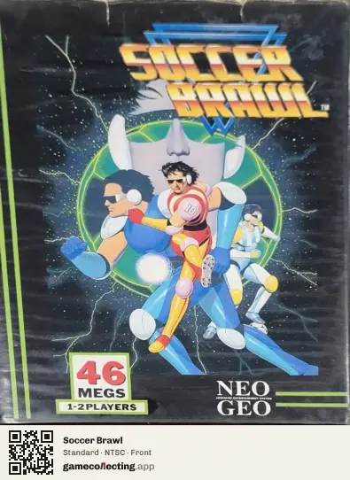 Soccer Brawl Neo Geo AES, NTSC box front