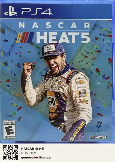 NASCAR Heat 5 PlayStation 4, NTSC box front