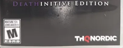 Darksiders II, the ESRB box on its front