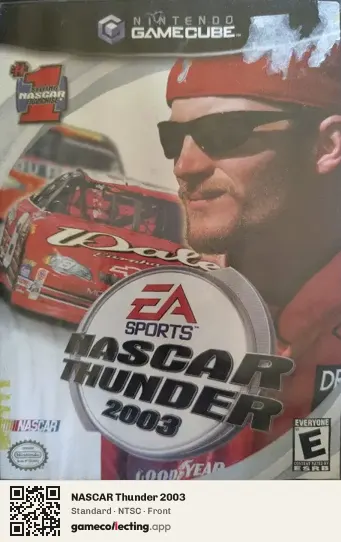 NASCAR Thunder 2003 Nintendo GameCube, NTSC box front