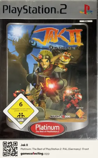 Jak II PlayStation 2, Germany box front