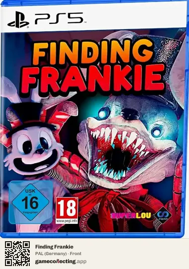 Finding Frankie PlayStation 5, Germany box front