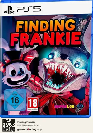 Finding Frankie PlayStation 5, Germany box front