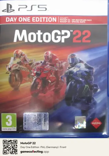 MotoGP 22 PlayStation 5, Germany box front