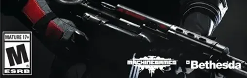Wolfenstein: The New Order, the ESRB box on its front