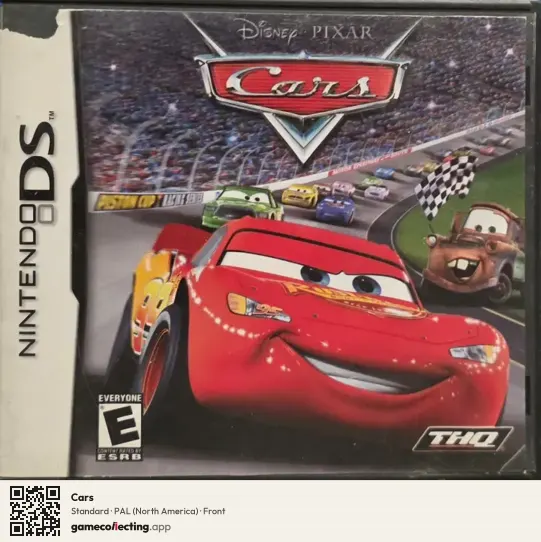 Cars Nintendo DS, North America box front
