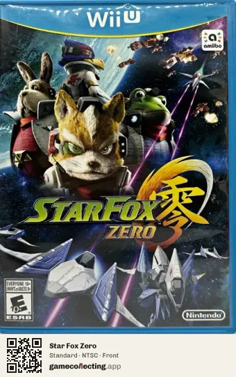 Star Fox Zero Nintendo Wii U, NTSC box front