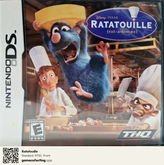 Ratatouille Nintendo DS, NTSC box front