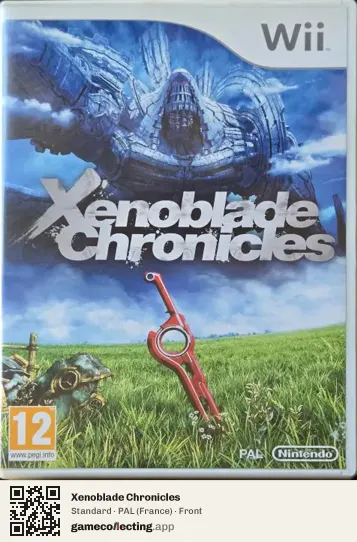 Xenoblade Chronicles Nintendo Wii, France box front