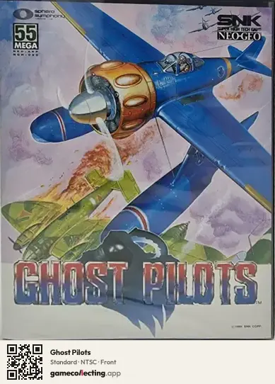 Ghost Pilots Neo Geo AES, NTSC box front