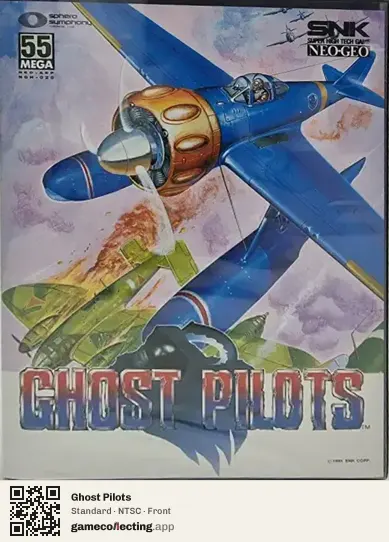 Ghost Pilots Neo Geo AES, NTSC box front