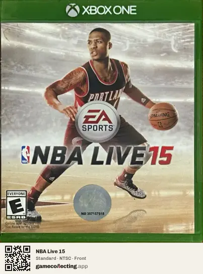 NBA Live 15 Xbox One, NTSC box front