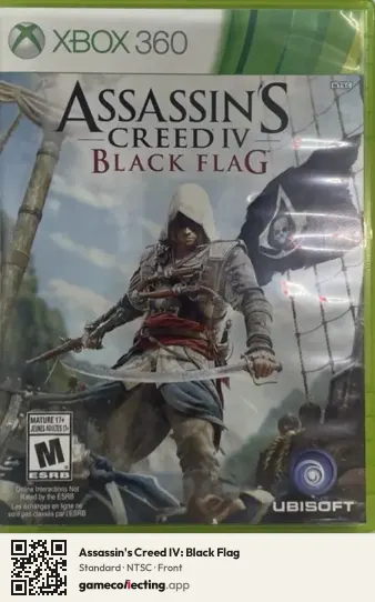 Assassin's Creed IV: Black Flag Xbox 360, NTSC box front
