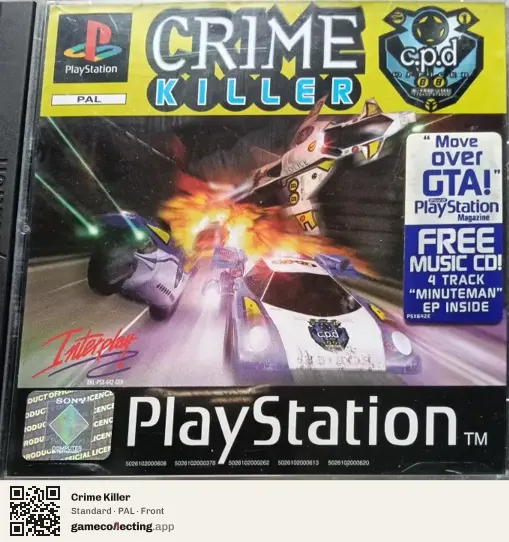 Crime Killer PlayStation, PAL box front