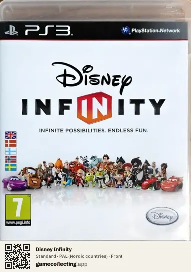 Disney Infinity PlayStation 3, Nordic countries box front