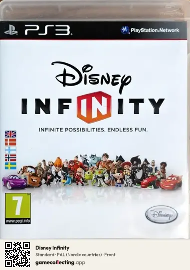 Disney Infinity PlayStation 3, Nordic countries box front
