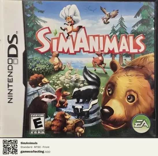 SimAnimals Nintendo DS, NTSC box front