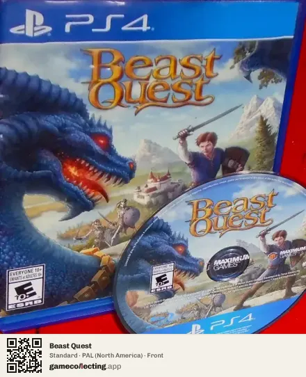 Beast Quest PlayStation 4, North America box front