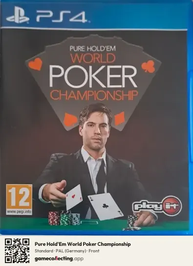 Pure Hold'Em World Poker Championship PlayStation 4, Germany box front