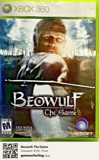 Beowulf: The Game Xbox 360, NTSC box front