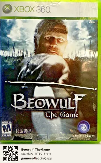 Beowulf: The Game Xbox 360, NTSC box front