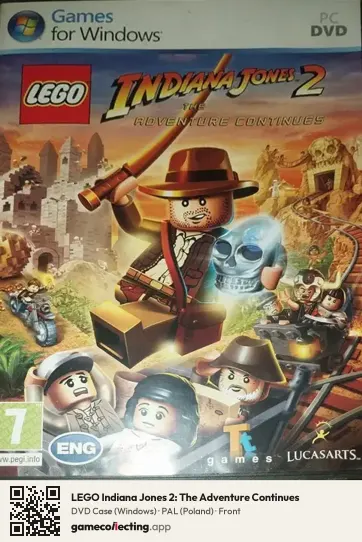 LEGO Indiana Jones 2: The Adventure Continues Computer, Poland box front