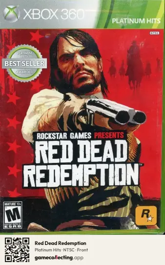 Red Dead Redemption Xbox 360, NTSC box front