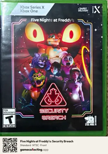 Five Nights at Freddy's: Security Breach Xbox Series X, NTSC box front