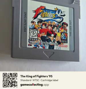The King of Fighters '95 Game Boy, NTSC cartridge label