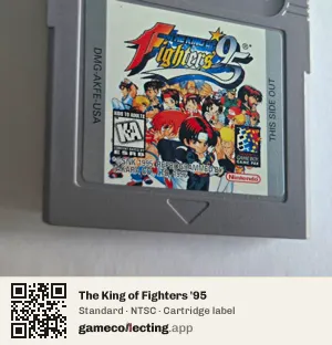 The King of Fighters '95 Game Boy, NTSC cartridge label