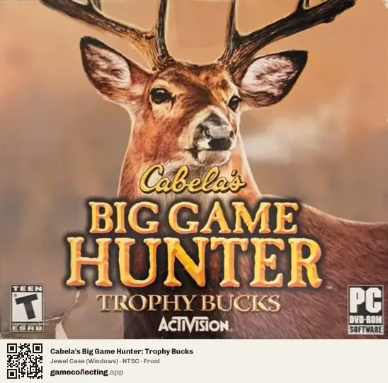 Cabela's Big Game Hunter: Trophy Bucks Computer, NTSC box front